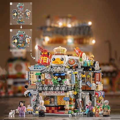 Hong Kong Restaurant Micro Building Blocks