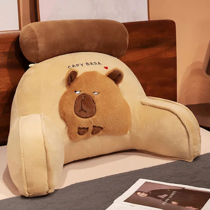 Huge Capybara Cushion Plush Backrest Seat