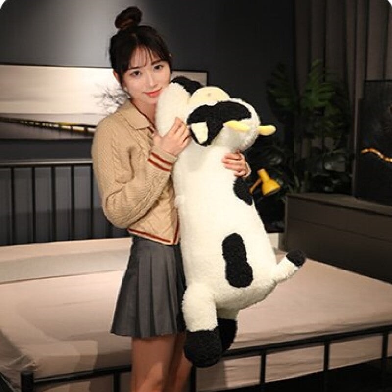 Huge Fluffy Lovely Milk Cow Plushies