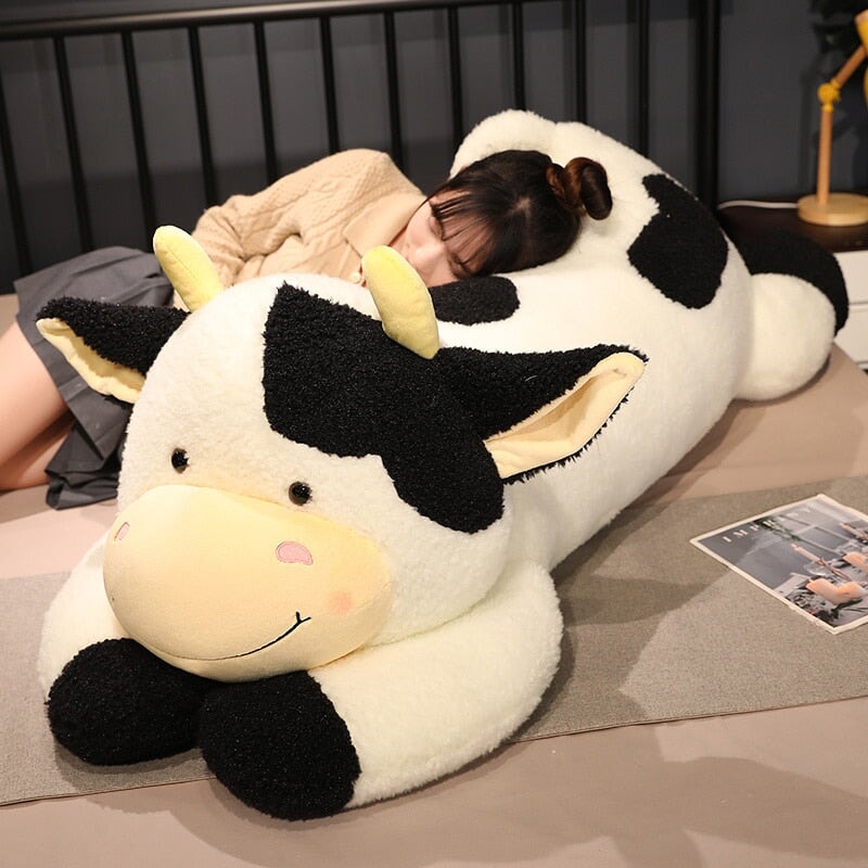 Huge Fluffy Lovely Milk Cow Plushies