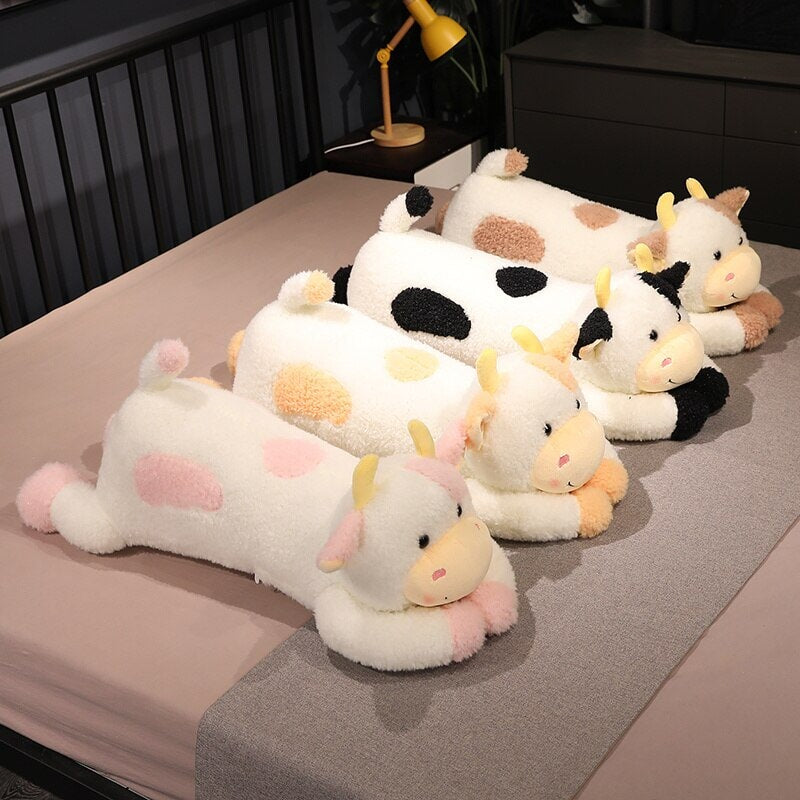 Huge Fluffy Lovely Milk Cow Plushies