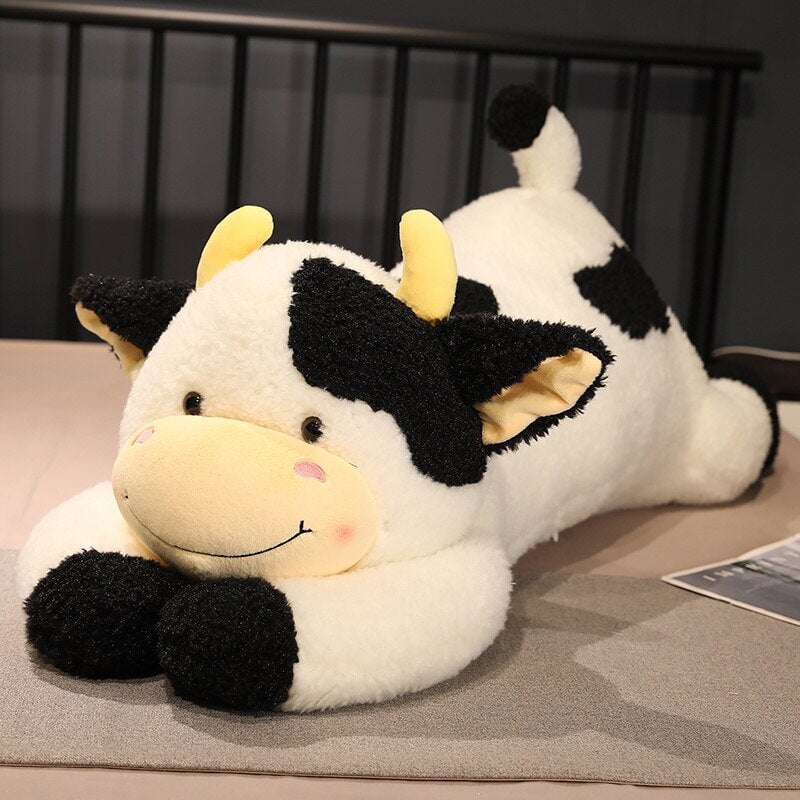 Huge Fluffy Lovely Milk Cow Plushies