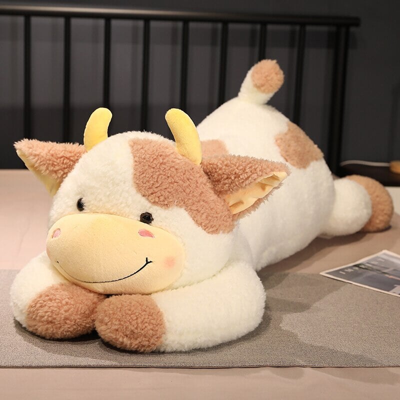 Huge Fluffy Lovely Milk Cow Plushies
