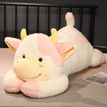 Huge Fluffy Lovely Milk Cow Plushies