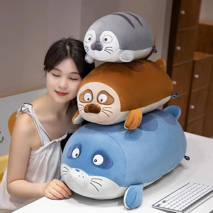 Huge Sleeping Buddies Seal Plushies