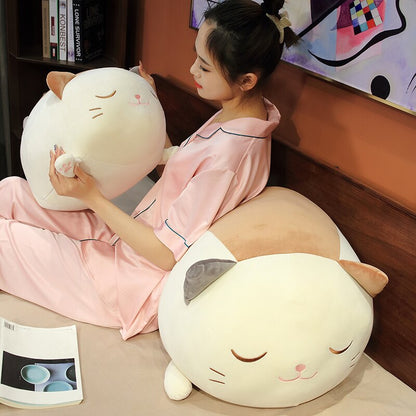 Huge Snuggly Caramel Cat Plush