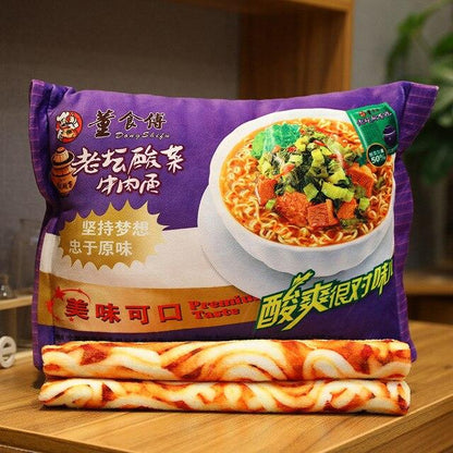 Instant Noodle Plushie Pillow