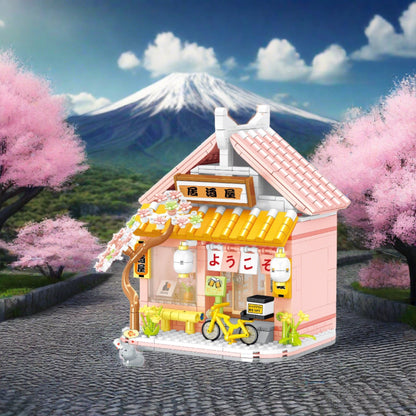 Izakaya and Chashitsu Sakura Micro Building Blocks