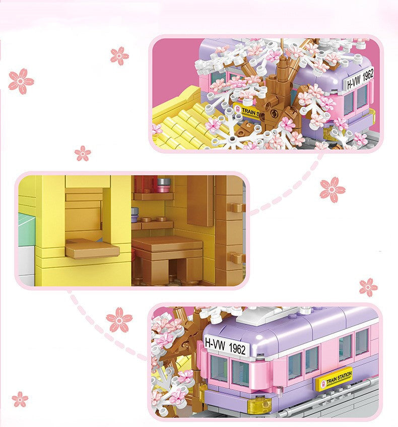 Izakaya and Chashitsu Sakura Micro Building Blocks