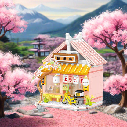 Izakaya and Chashitsu Sakura Micro Building Blocks