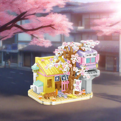 Izakaya and Chashitsu Sakura Micro Building Blocks