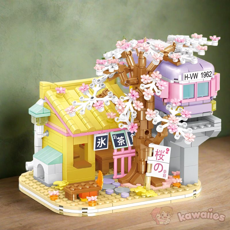 Izakaya and Chashitsu Sakura Micro Building Blocks
