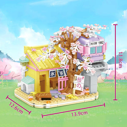Izakaya and Chashitsu Sakura Micro Building Blocks