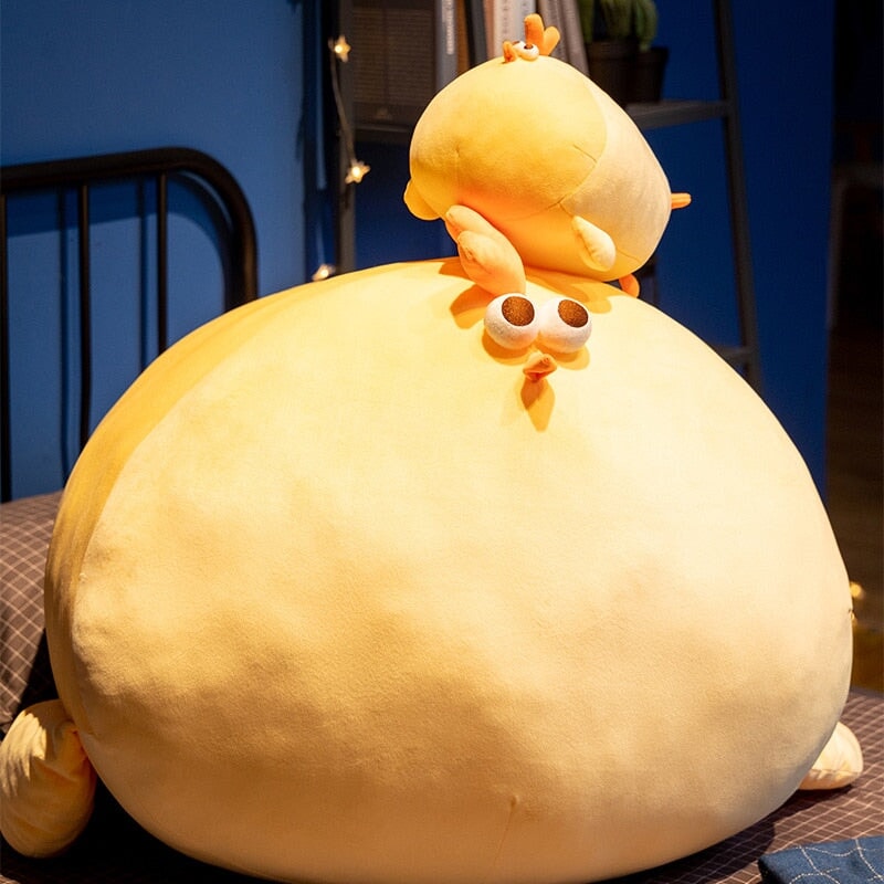 Jaba the Chonky Yellow Chicken Plushie