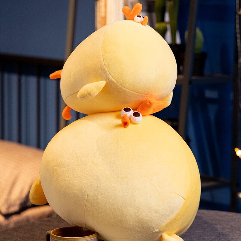 Jaba the Chonky Yellow Chicken Plushie
