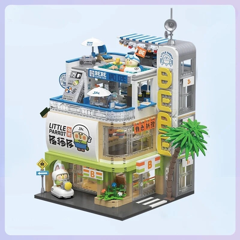 Japanese BeBe Shopping Mall Building Blocks Set