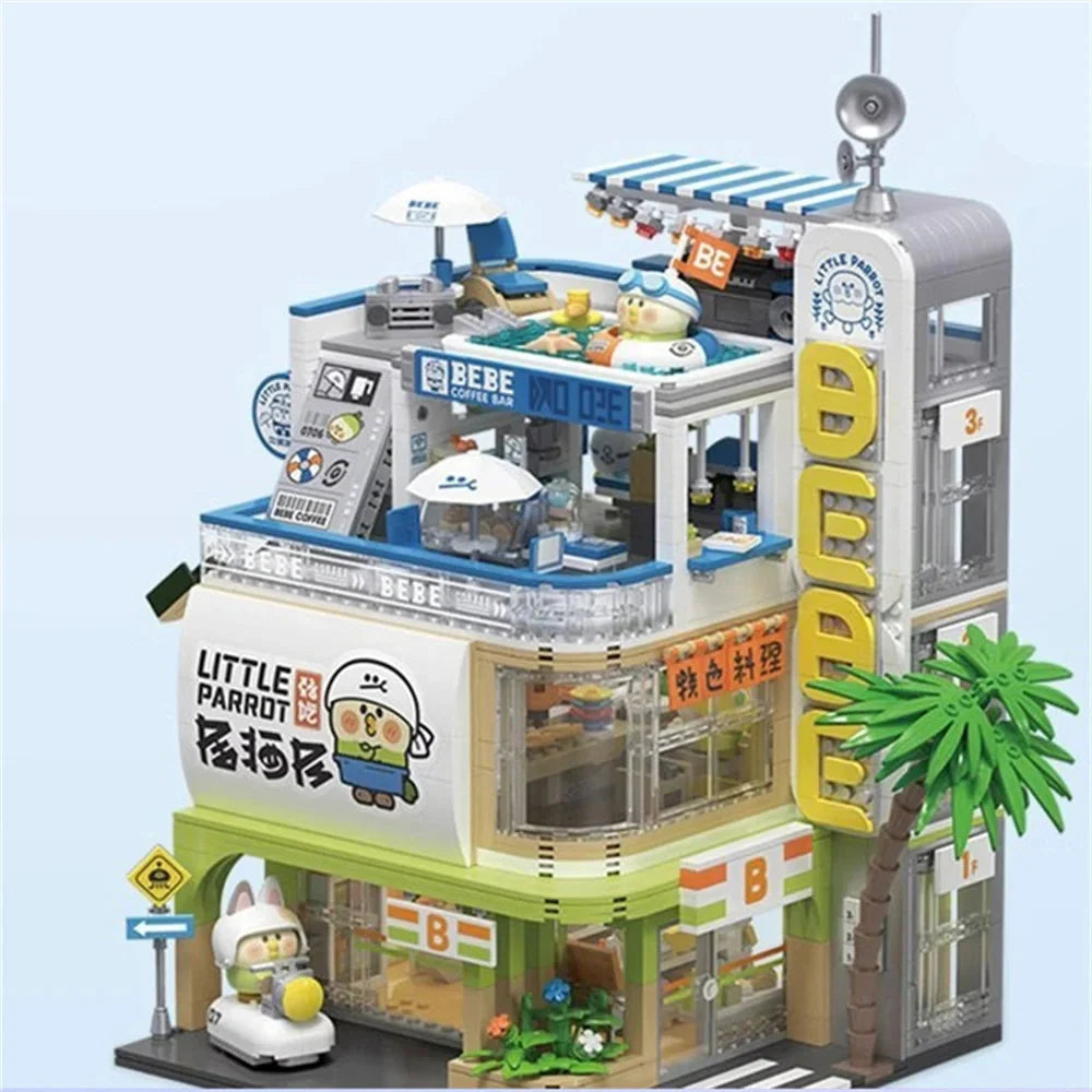 Japanese BeBe Shopping Mall Building Blocks Set