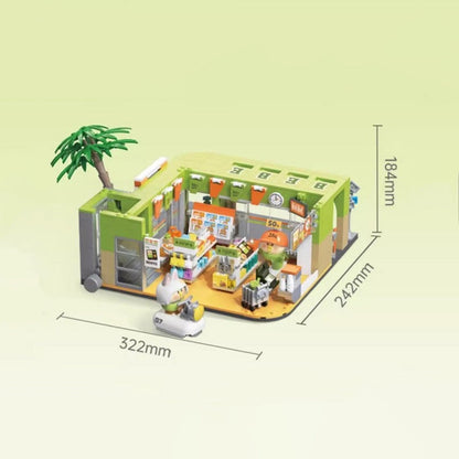 Japanese BeBe Shopping Mall Building Blocks Set