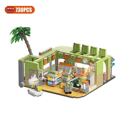 Japanese BeBe Shopping Mall Building Blocks Set
