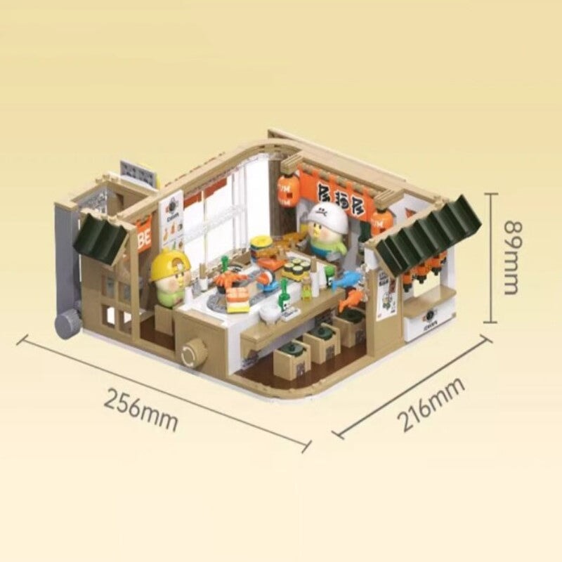 Japanese BeBe Shopping Mall Building Blocks Set