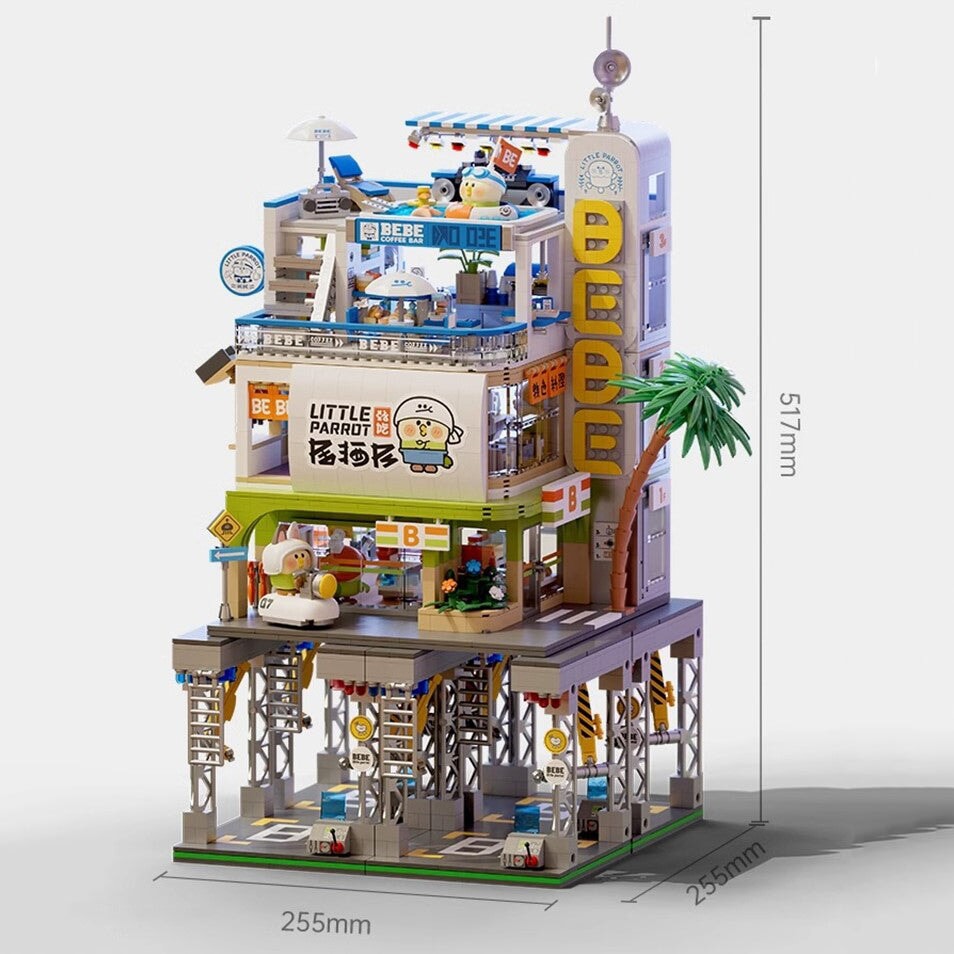Japanese BeBe Shopping Mall Building Blocks Set