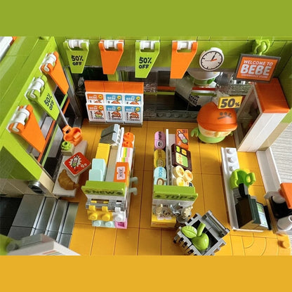 Japanese BeBe Shopping Mall Building Blocks Set