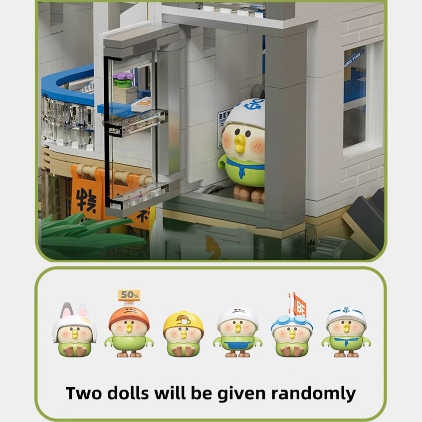 Japanese BeBe Shopping Mall Building Blocks Set