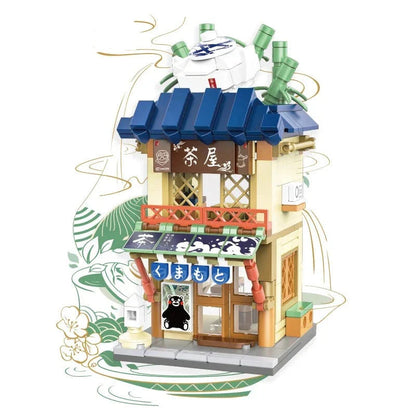 Japanese-themed Ramen Hot Spring Sushi Tea Micro Building Sets