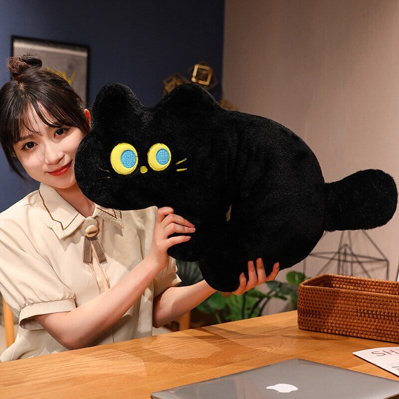 JoJo the Black Cat Plush Pillow
