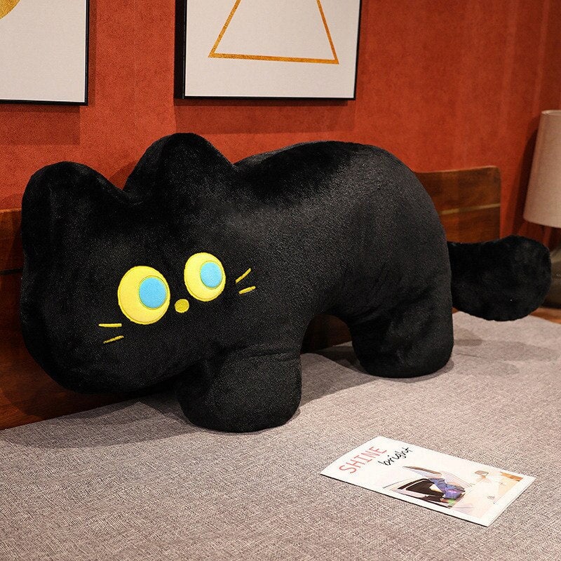 JoJo the Black Cat Plush Pillow