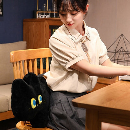 JoJo the Black Cat Plush Pillow