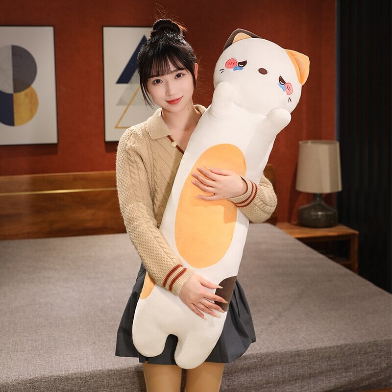 Kawaii 100cm Long Snuggly Dog Cat Pig Plushie Collection