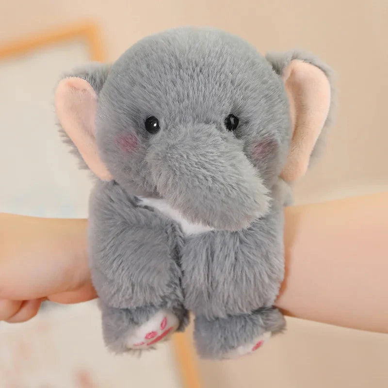 Kawaii Animal Slap Snap Wrap Wristband Plushie Collection