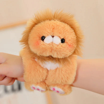 Kawaii Animal Slap Snap Wrap Wristband Plushie Collection