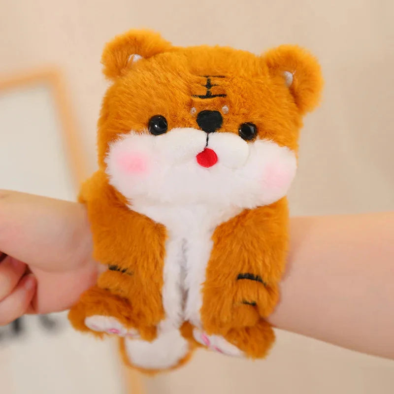 Kawaii Animal Slap Snap Wrap Wristband Plushie Collection