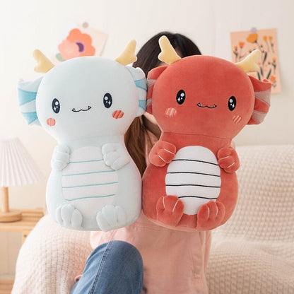 Kawaii Axolotl Dragon Plush