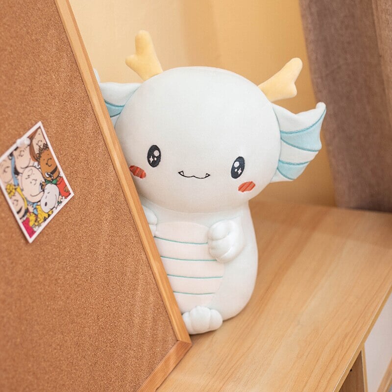 Kawaii Axolotl Dragon Plush
