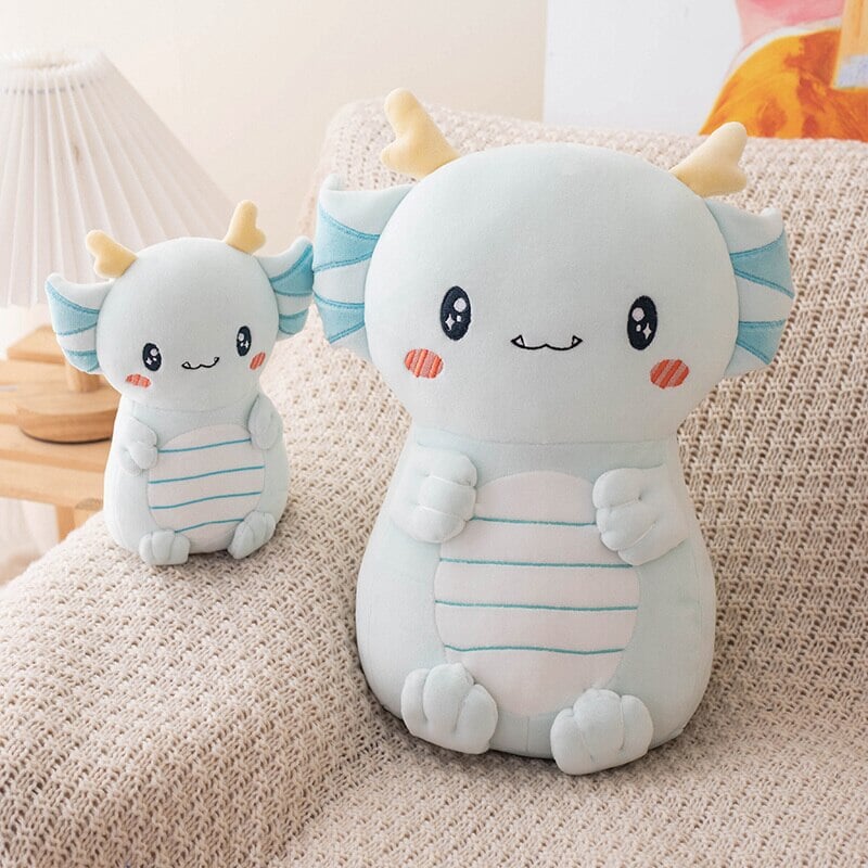 Kawaii Axolotl Dragon Plush