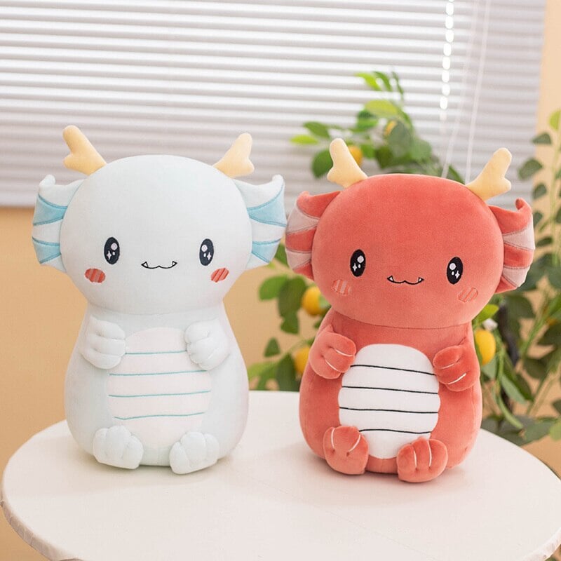 Kawaii Axolotl Dragon Plush