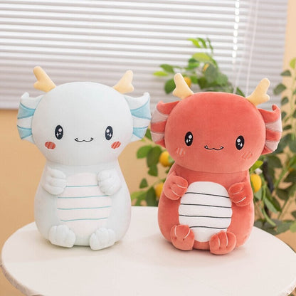 Kawaii Axolotl Dragon Plush