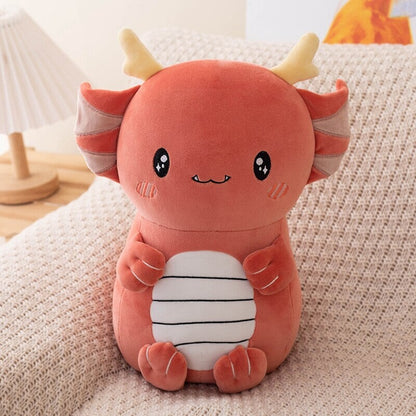 Kawaii Axolotl Dragon Plush