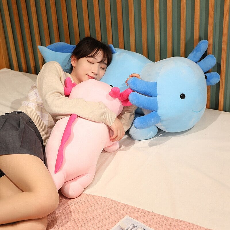 Kawaii Axolotl Salamander Plushie Family