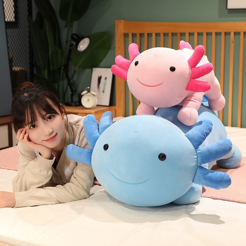 Kawaii Axolotl Salamander Plushie Family