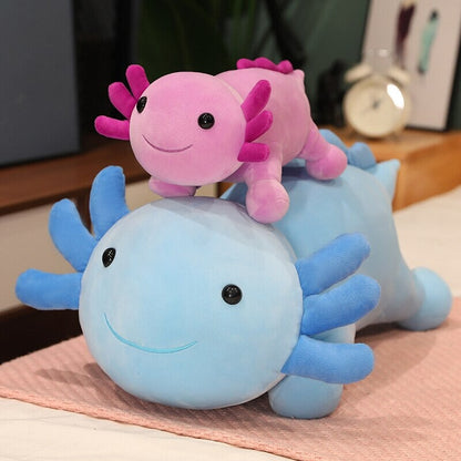Kawaii Axolotl Salamander Plushie Family