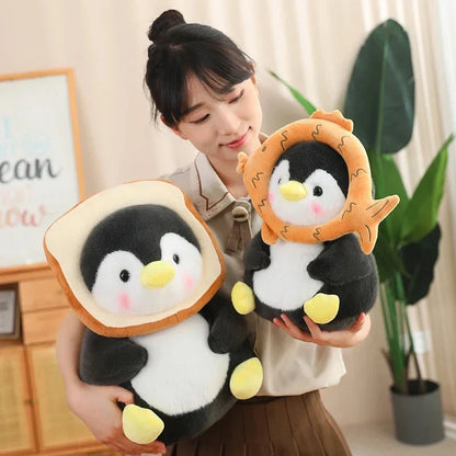 Kawaii Baby Penguin Plushies with Hats