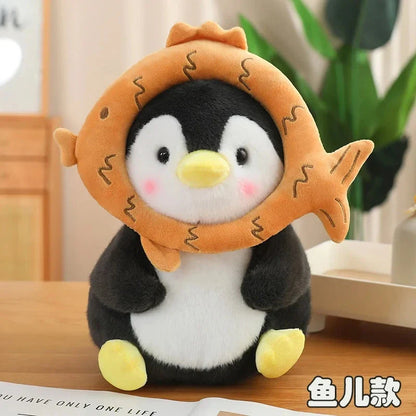 Kawaii Baby Penguin Plushies with Hats