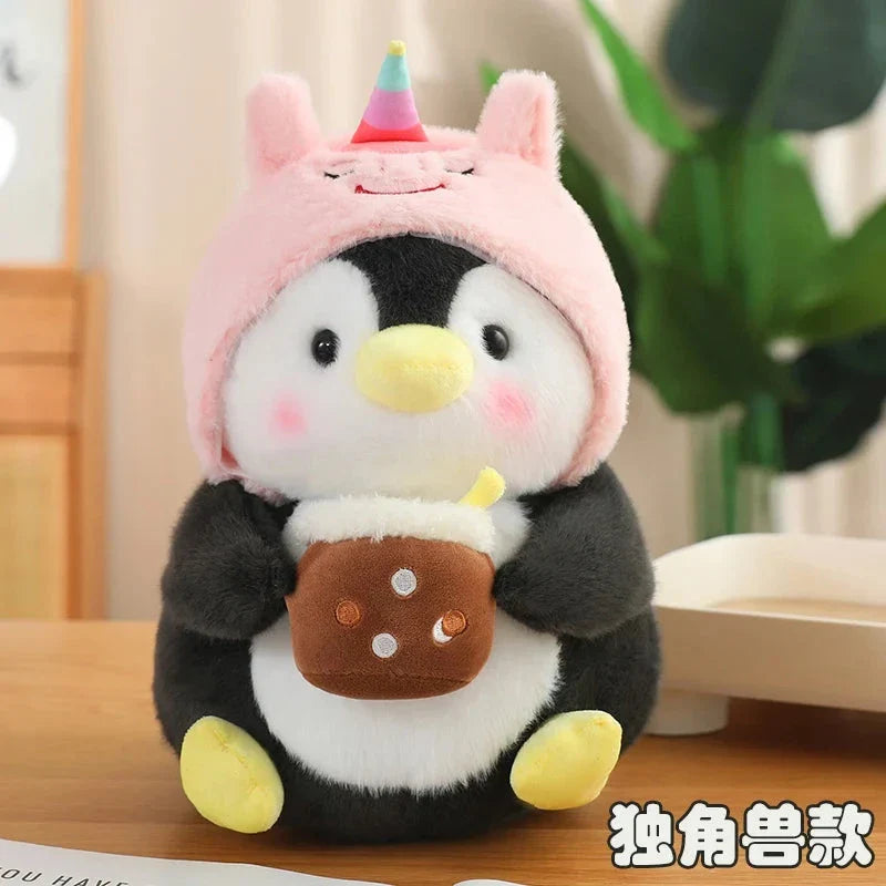 Kawaii Baby Penguin Plushies with Hats