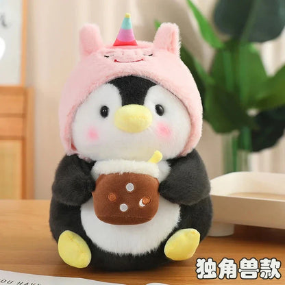 Kawaii Baby Penguin Plushies with Hats