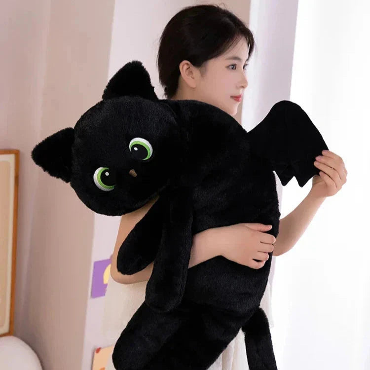 Kawaii Black Cat with Wings Plushies
