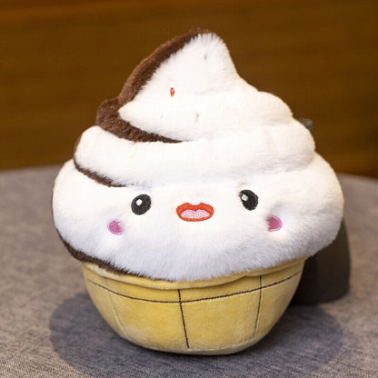 Kawaii Cake Plushie Strawberry Fruit Muffin Bakery Plushies